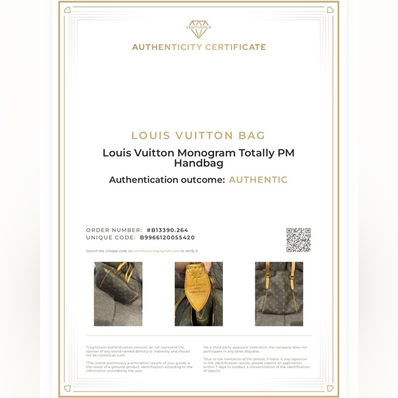 LOUIS VUITTON MONOGRAM TOTALLY PM Handbag - Picture 10 of 11